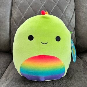 Squishmallow Green Rainbow Plush Toy ARLIE